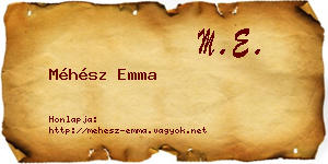 Méhész Emma névjegykártya
